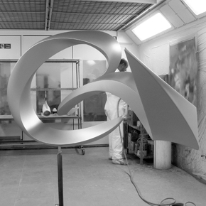 Eurostar Logo Sculpture