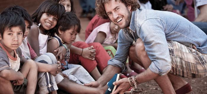 Toms Giving Shoes to Under-Privileged Children