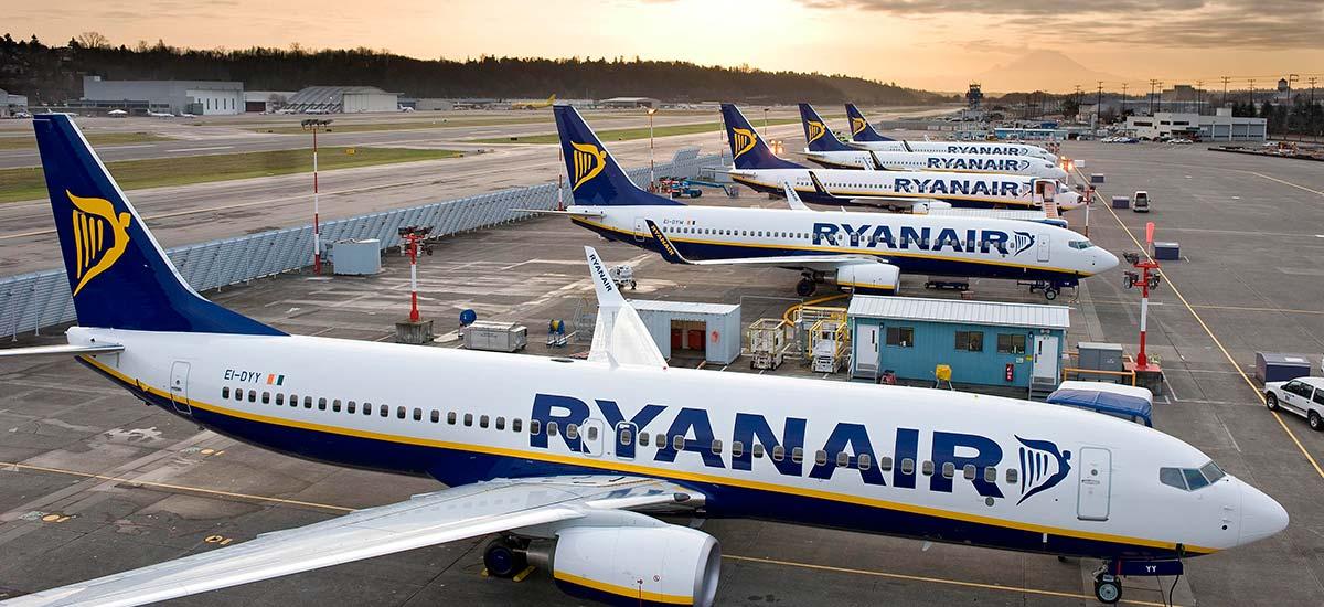 Ryanair Planes On A Runway